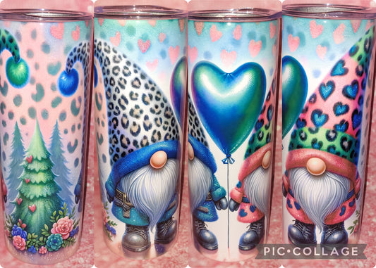 E13 Gnomes With Heart Balloon 20oz Tumbler