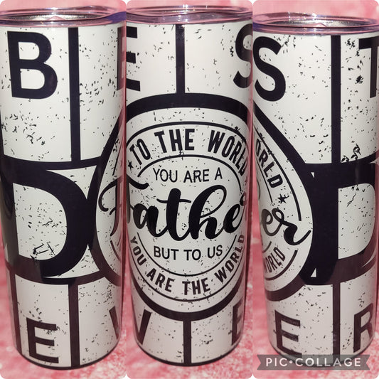 M2 Best Dad Ever 20oz Tumbler