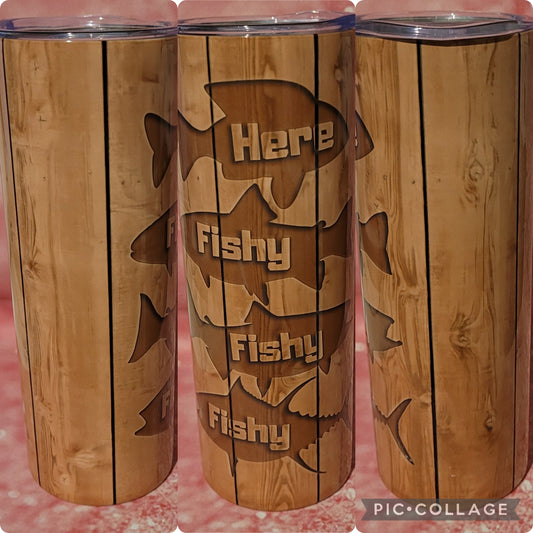 B23 Here Fishy Fishy 20oz Tumbler