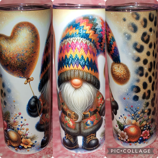 E11 Gnome With Heart Balloon 20oz Tumbler