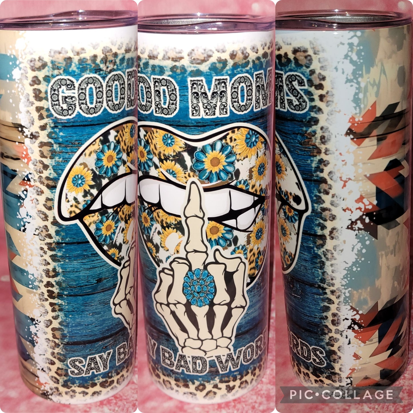 C124 Good Mom's Say Bad Words 20oz Tumbler