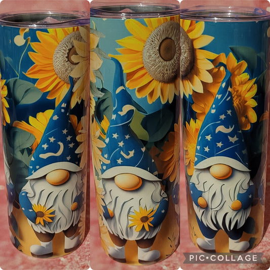 D13 Sunflower Gnome 20oz Tumbler