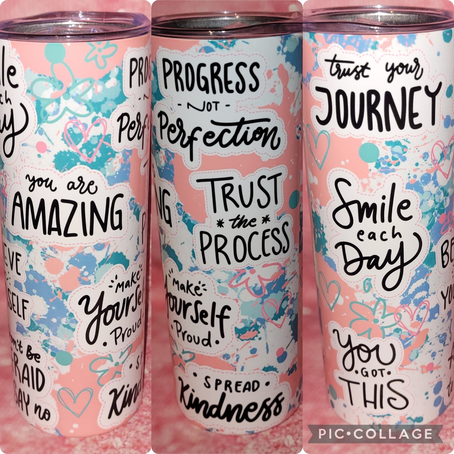 R91 Trust The Process Self Love Affirmation 20oz Tumbler