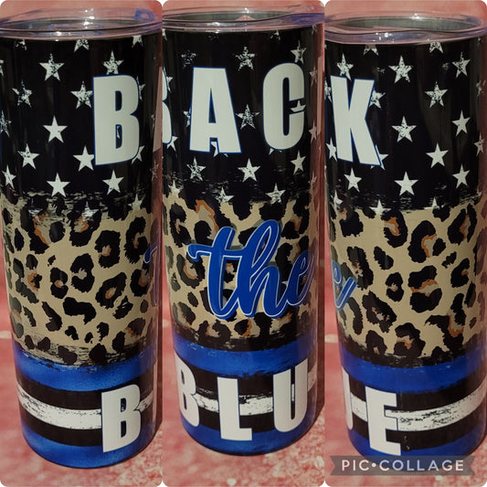 R9 Back The Blue 20oz Tumbler