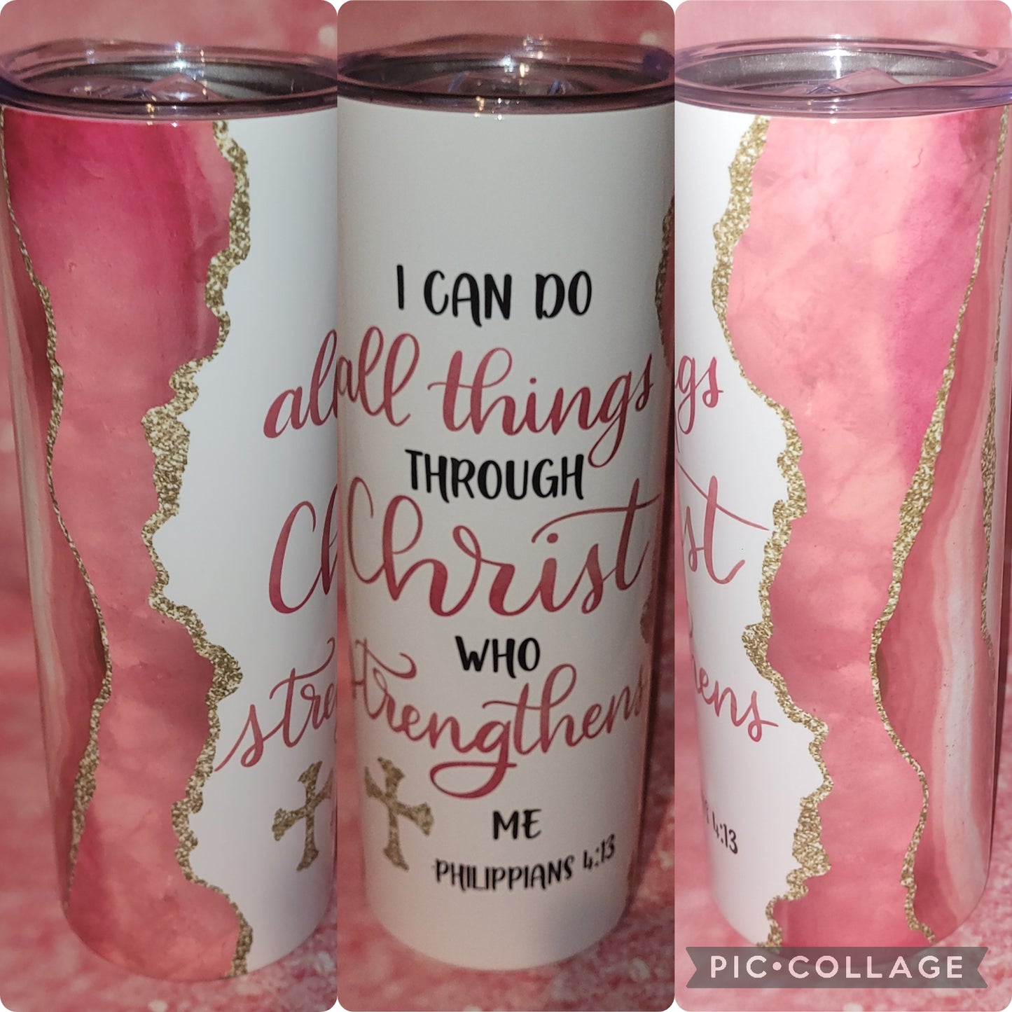 R44 I Can Do All Things Through Christ 20oz Tumbler