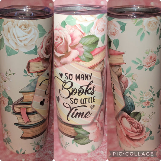 B48 So Many Books So Little Time 20oz Tumbler