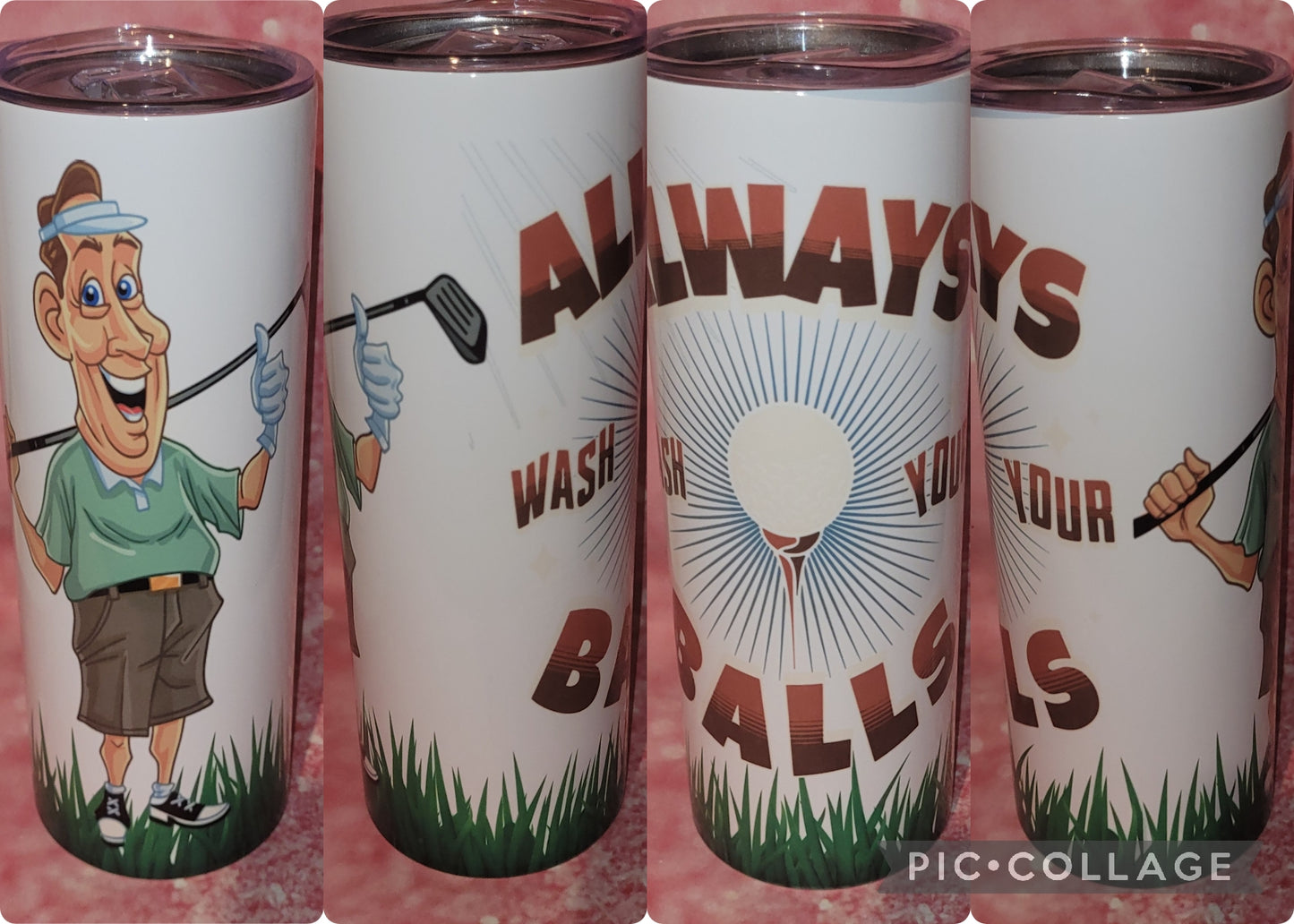 SP19 Always Wash Your Balls Golfing Tumbler