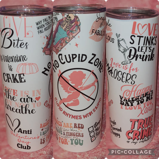 E40 No Cupid Zone 20oz Tumbler