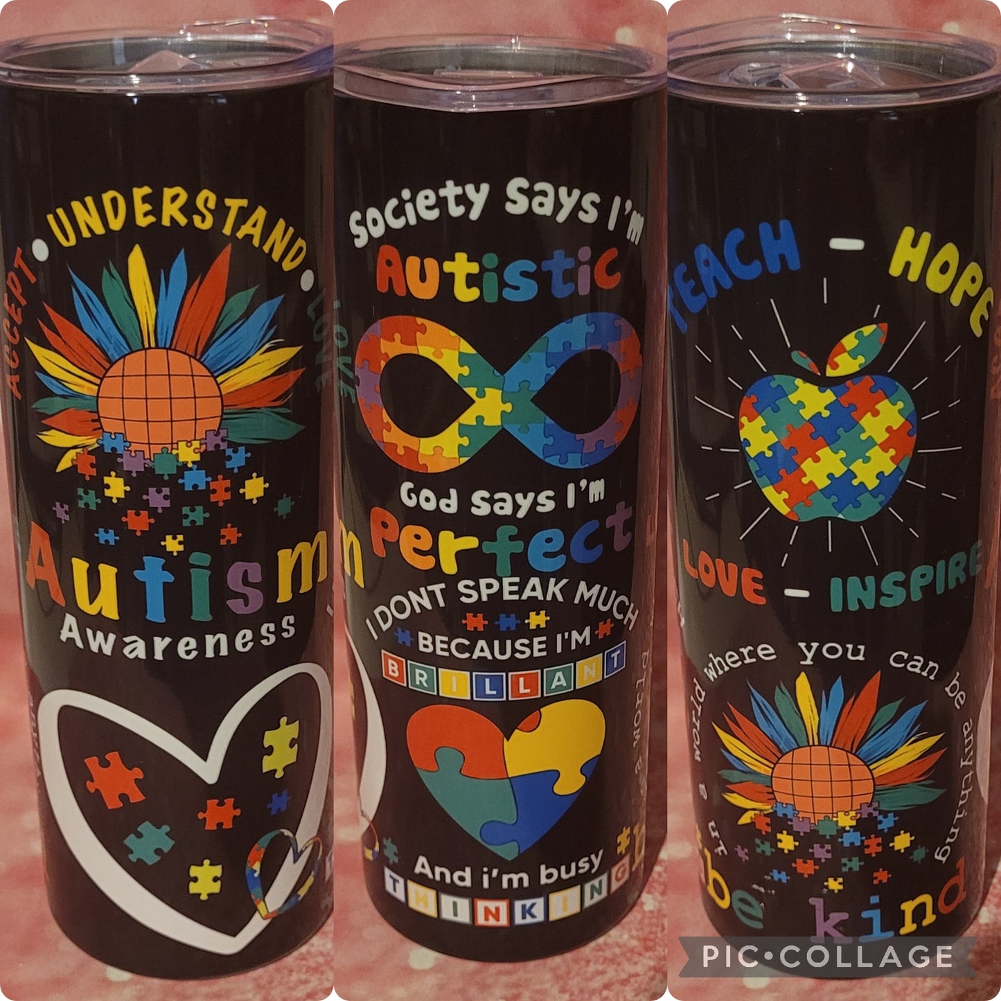 R8 Autism Awareness 20oz Tumbler