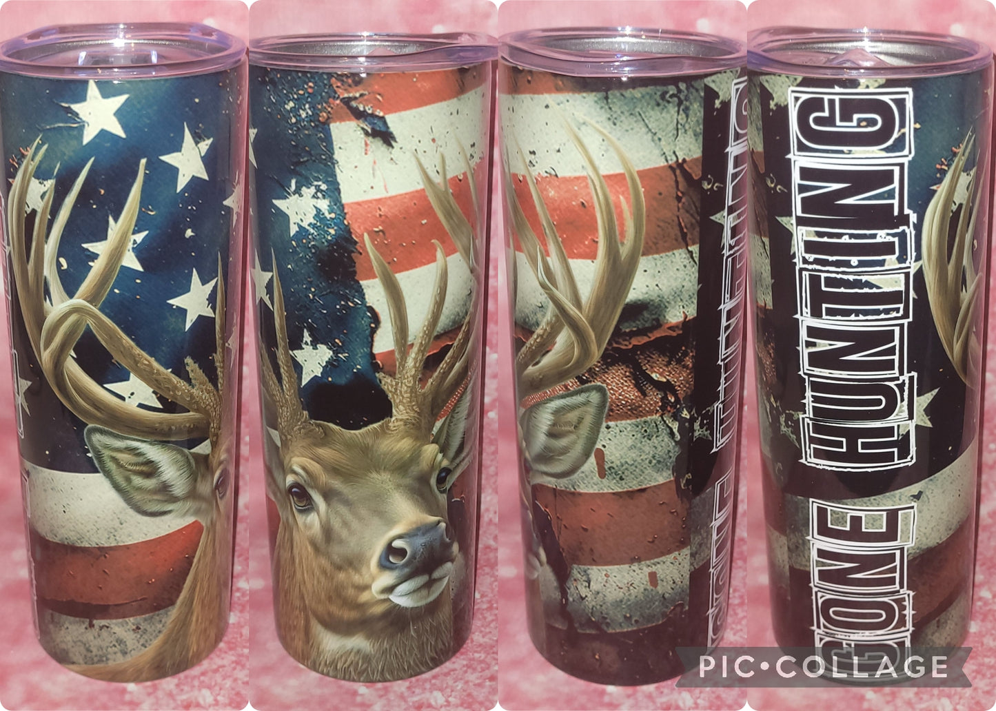 C123 Gone Hunting 20oz Tumbler