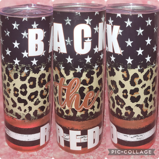 R12 Back The Red 20oz Tumbler