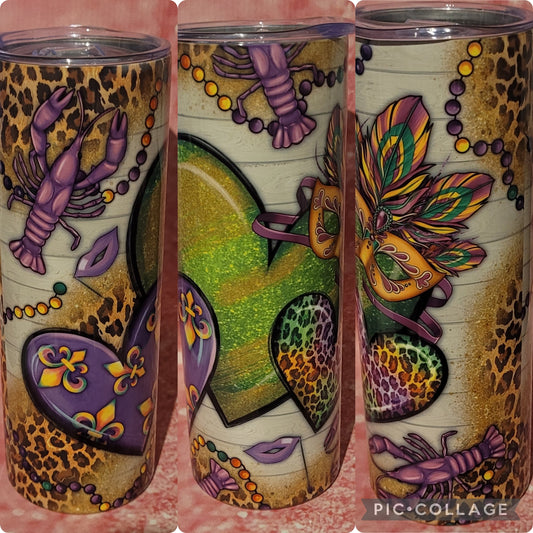 E35 Mardi Gras 20oz Tumbler