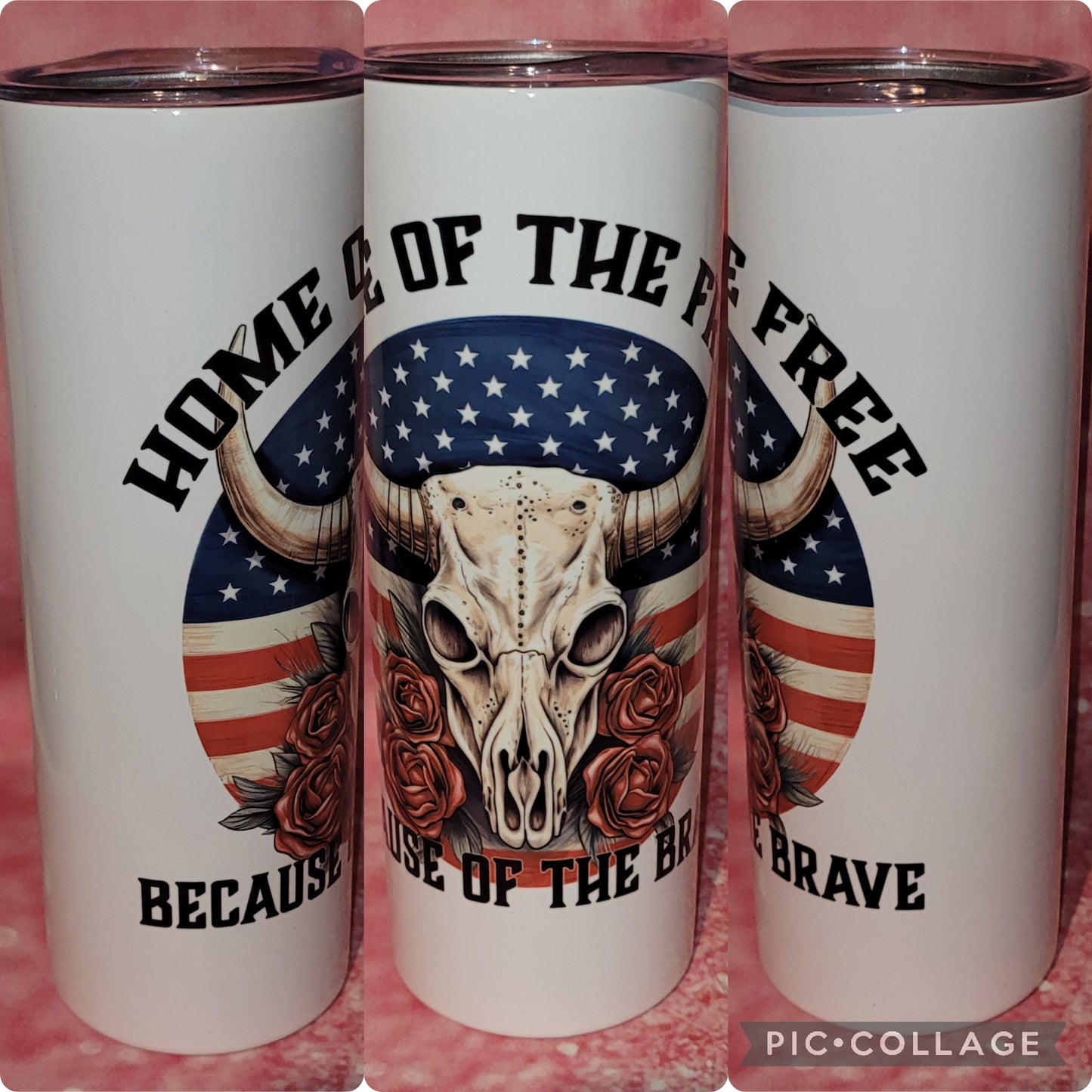 P7 Home Of The Free 20oz Tumbler