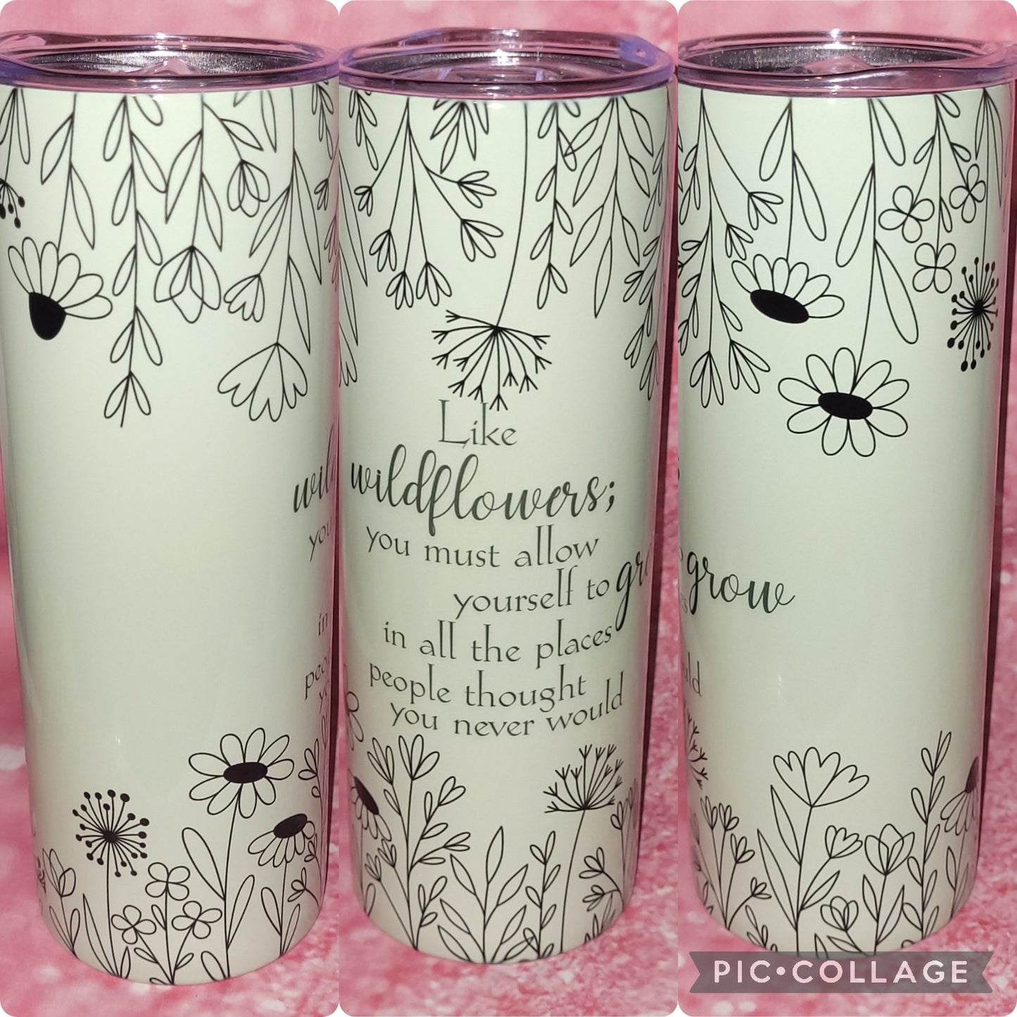 D15 Wildflowers 20oz Tumbler