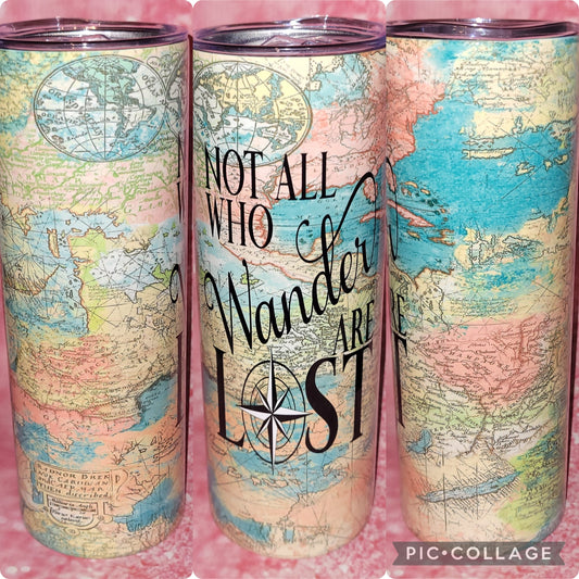 N7 Not All Who Wander 20oz Tumbler