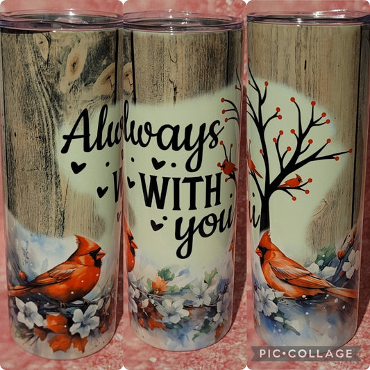 A9 Always With You Cardinal Tumbler