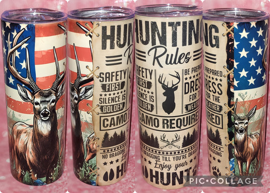 B38 Hunting Rules 20oz Tumbler