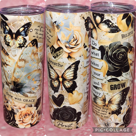 R23 Butterfly Affirmation 20oz Tumbler