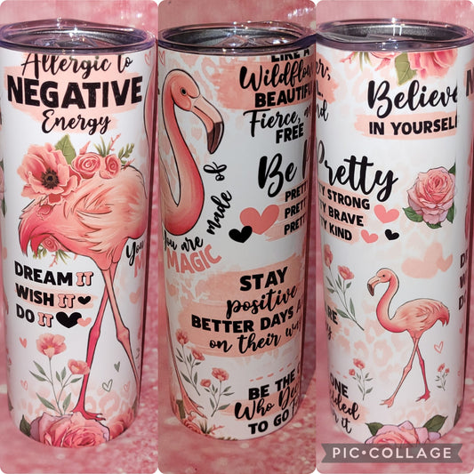 A19 Flamingo Affirmation 20oz Tumbler