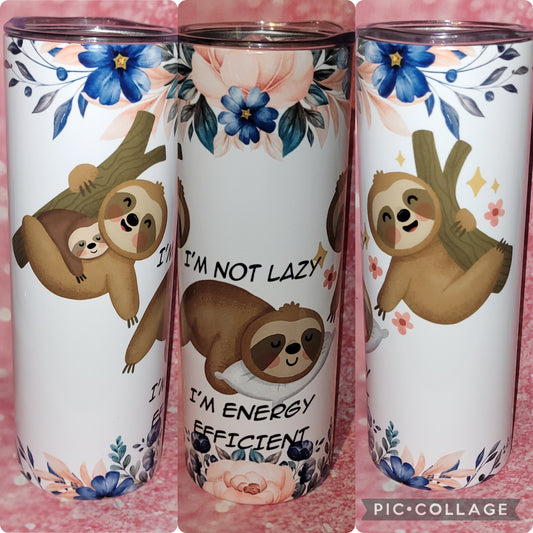 S58 Not Lazy Sloth 20oz Tumbler