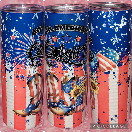 C285 All American Cowgirl 20oz Tumbler