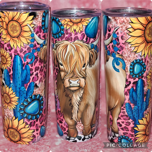 Highland Cow 20oz Tumbler