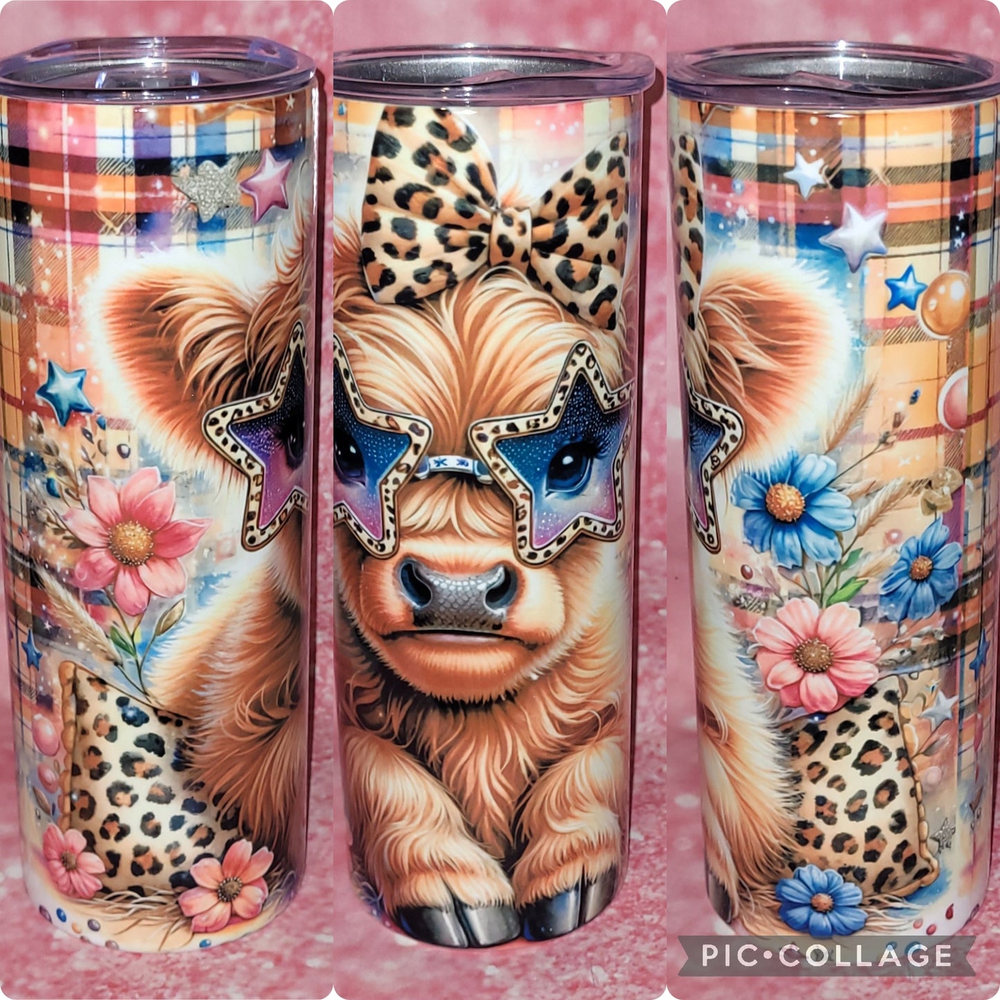 Bougie Highland Cow 20oz Tumbler