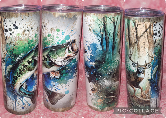 A50 Fish And Deer 20oz Tumbler