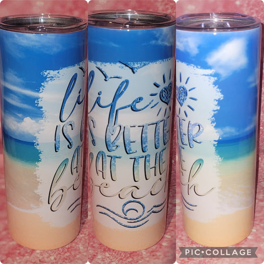 A48 Life Is Better At The Beach 20oz Tumbler