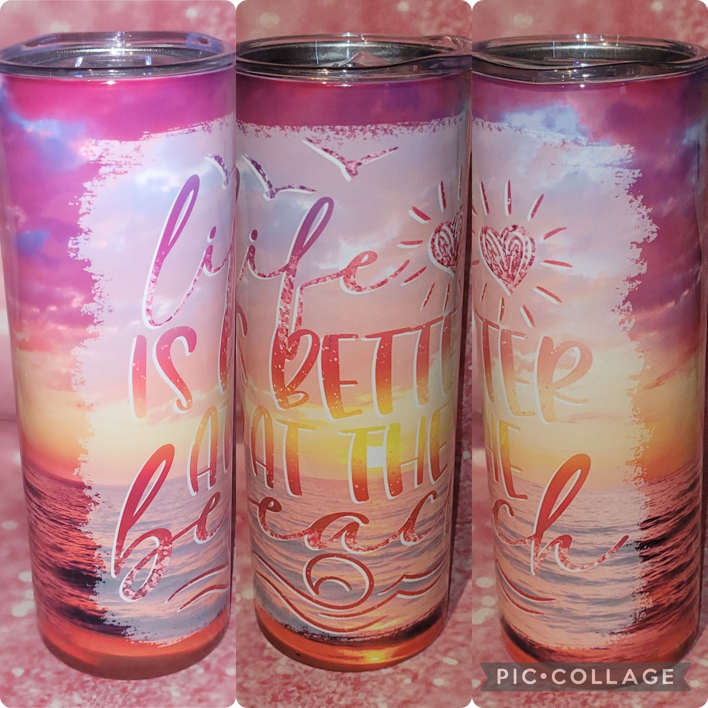 A47 Life Is Better At The Beach 20oz Tumbler