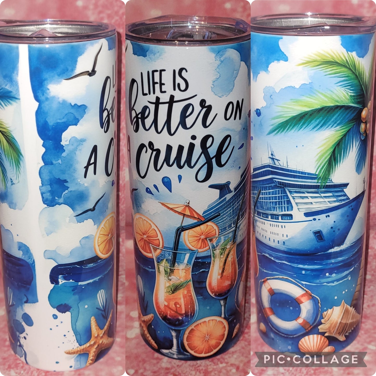 A46 Life Is Better On A Cruise 20oz Tumbler