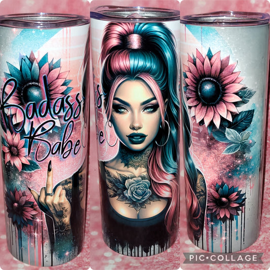 Badass Babe 20oz Tumbler