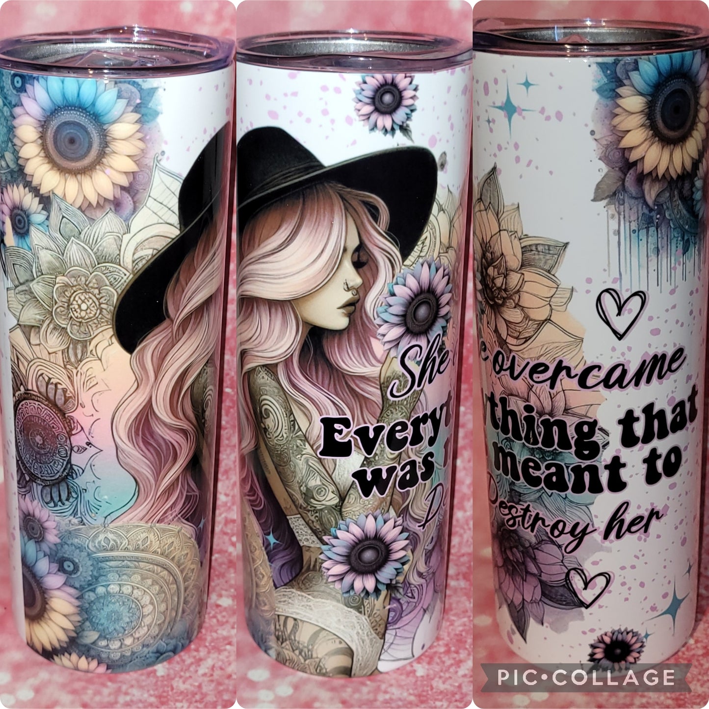 She Overcame Everything That Was Meant To Destroy Her 20oz Tumbler