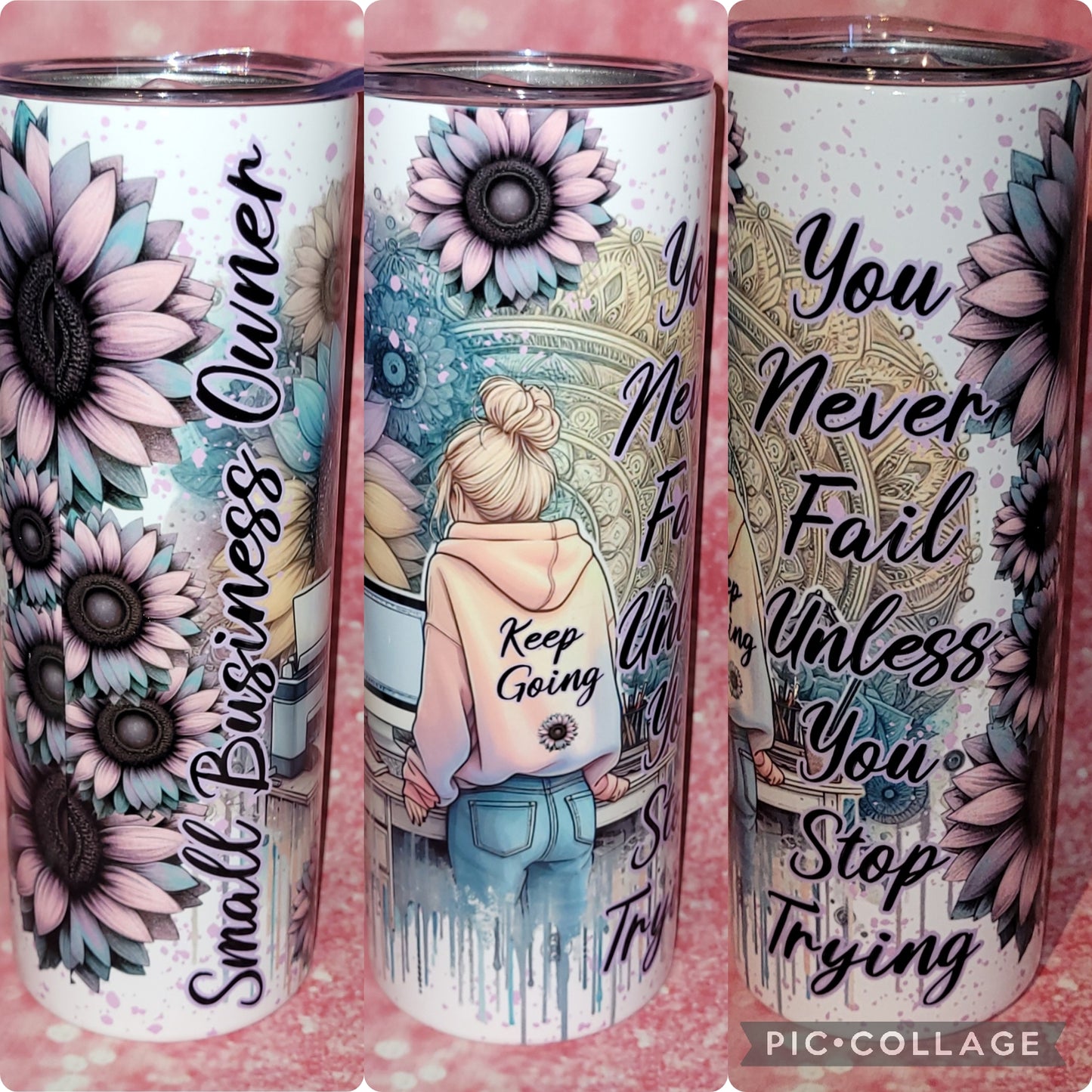 S8 Small Business Owner Never Fail 20oz Tumbler