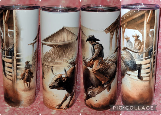 Bull Rider 20oz Tumbler