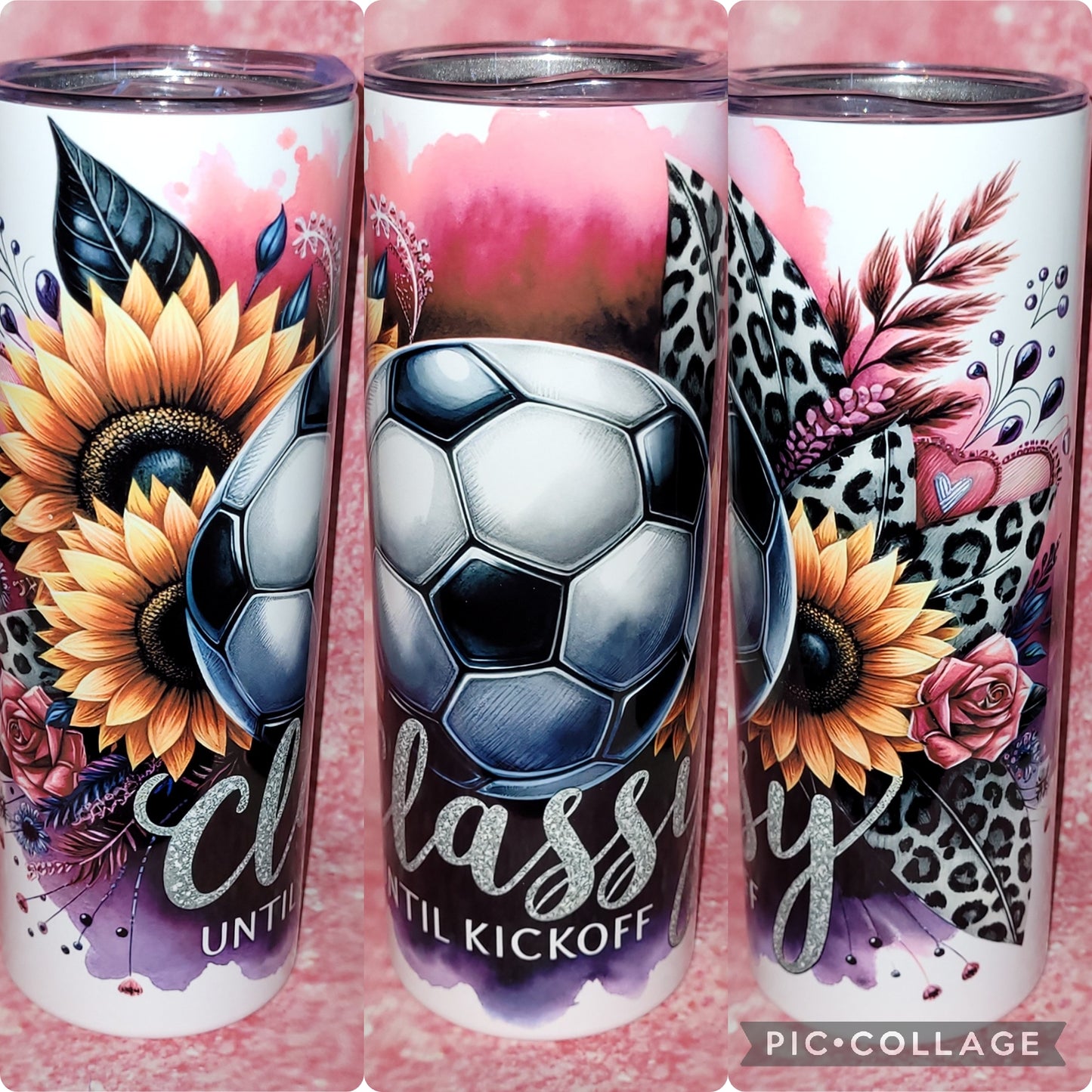 SP3 Classy Until Kickoff Soccer 20oz Tumbler