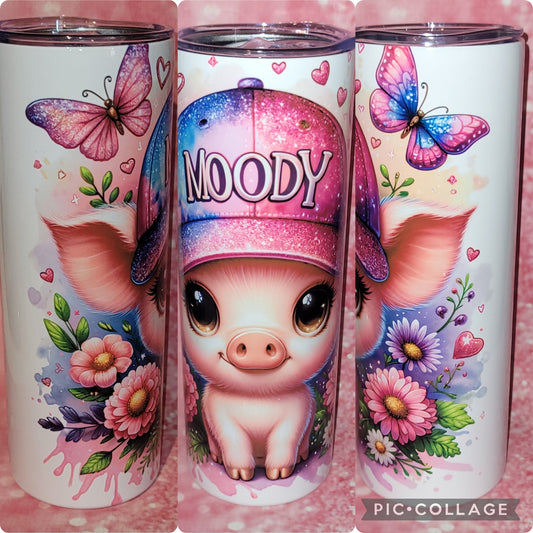 Moody Pig 20oz Tumbler