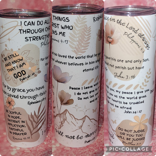 R100 Bible Quote 20oz Tumbler