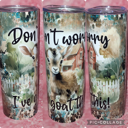 Don't Worry Goat 20oz Tumbler