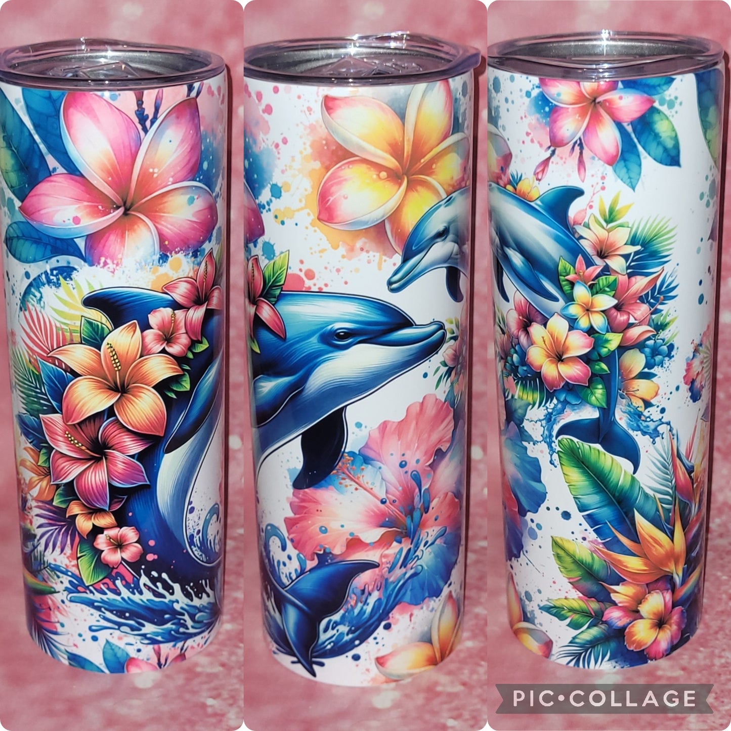 B18 Dolphin 20oz Tumbler