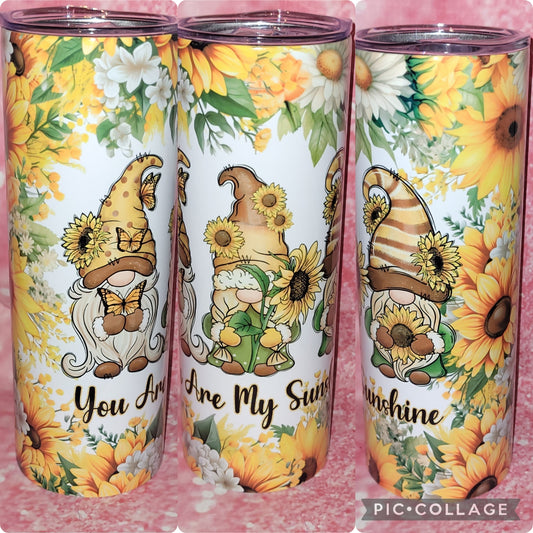 S180 You Are My Sunshine Gnome 20oz Tumbler