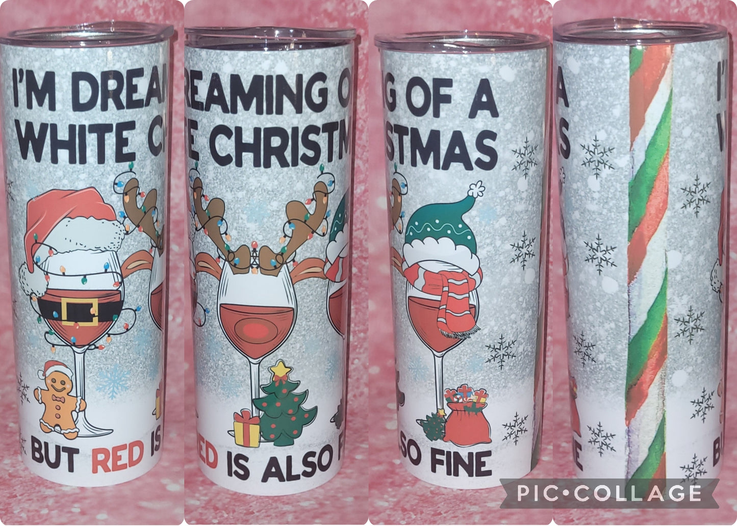 Christmas Wine 20oz Tumbler