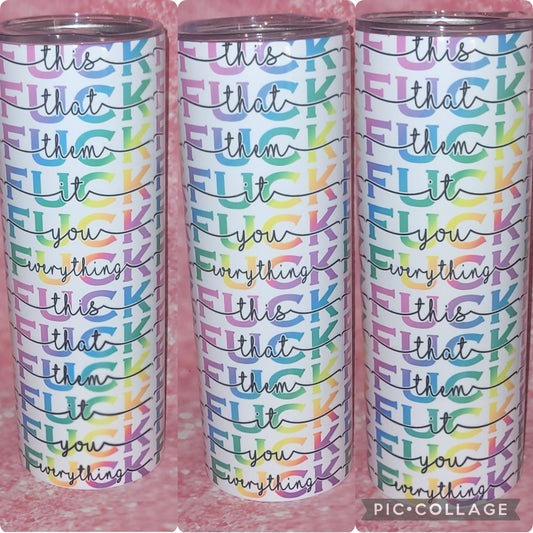 F Word 20oz Tumbler