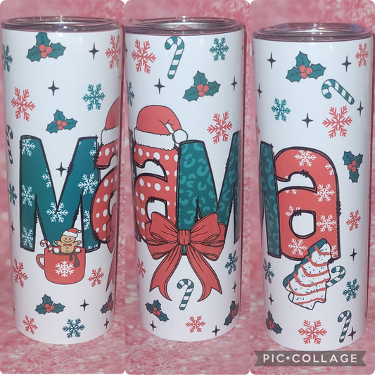 Christmas Mama 20oz Tumbler