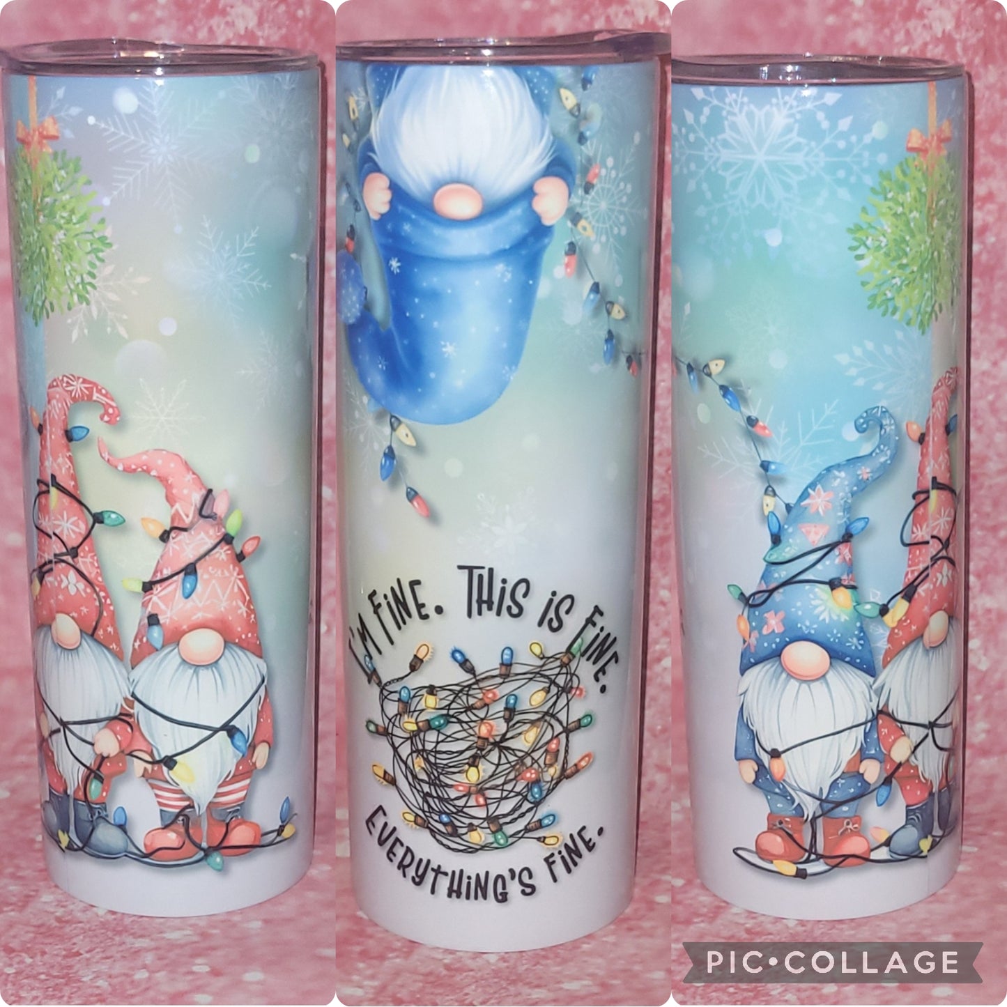 Christmas Winter Gnome 20oz Tumbler