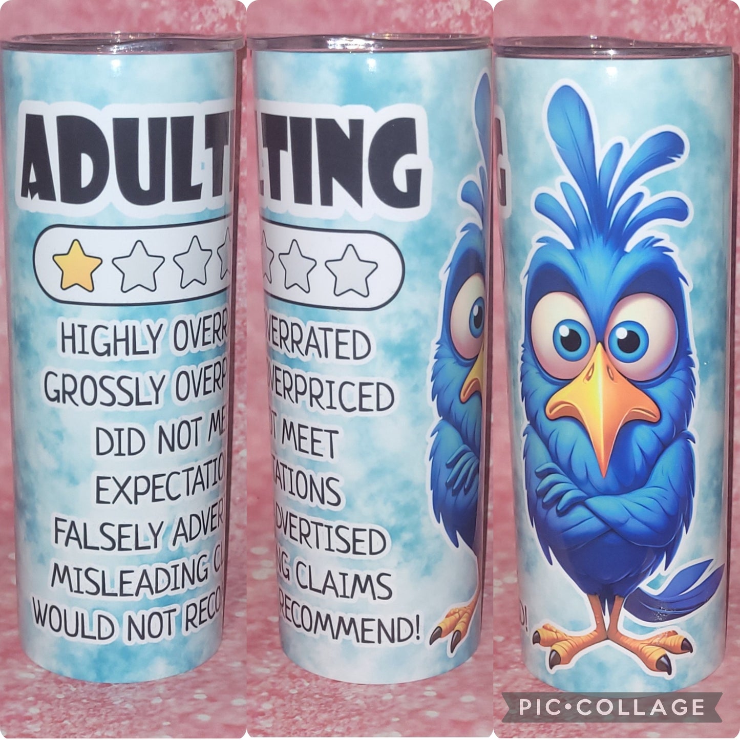 Adulting Bird 20oz Tumbler