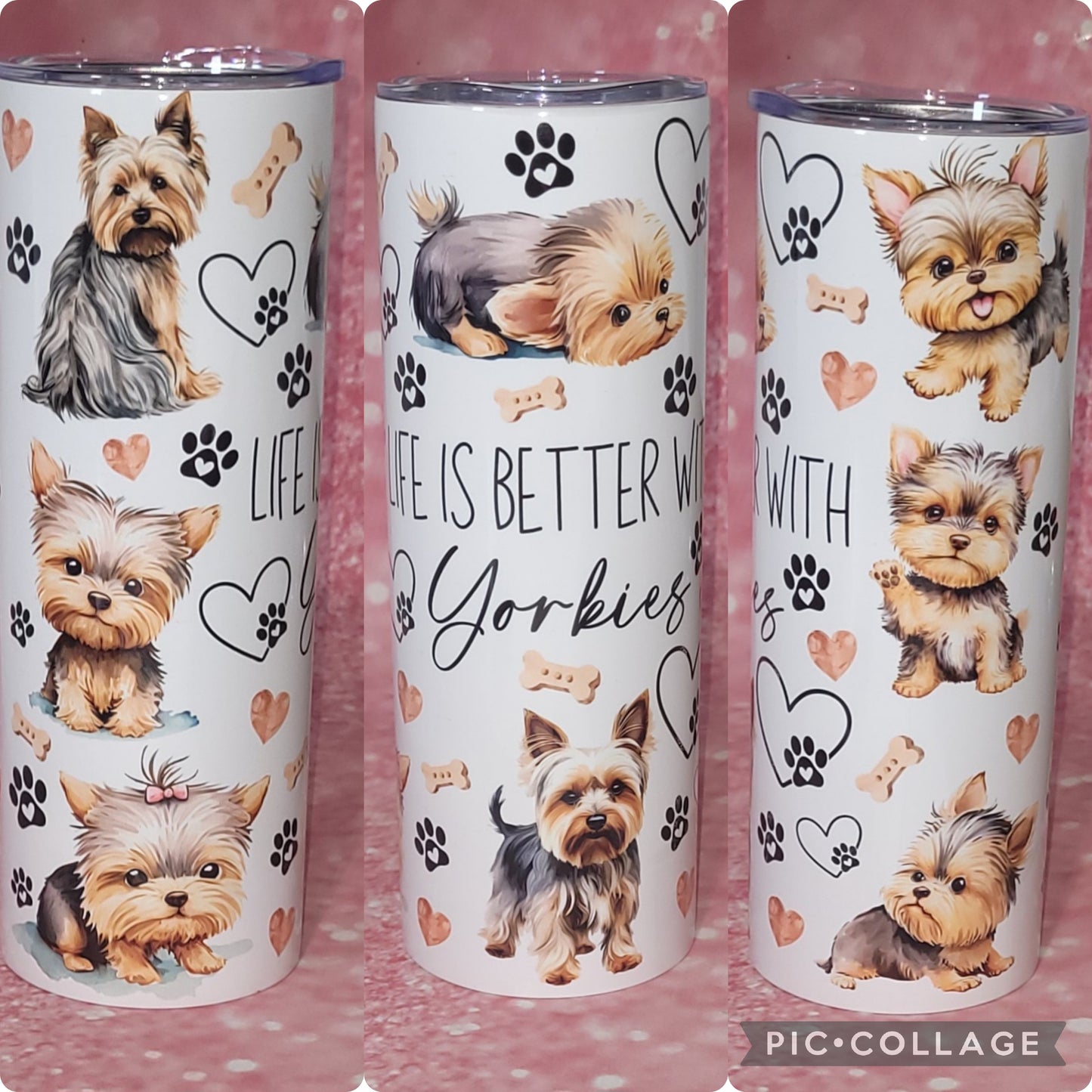 Life Is Better With Yorkie 20oz Tumbler
