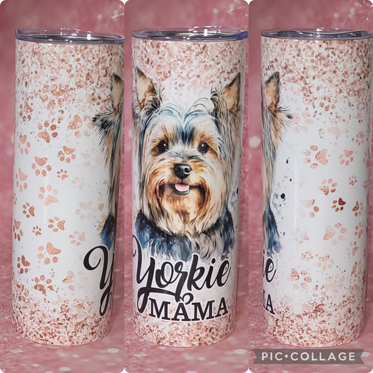 Yorkie Mama 20oz Tumbler