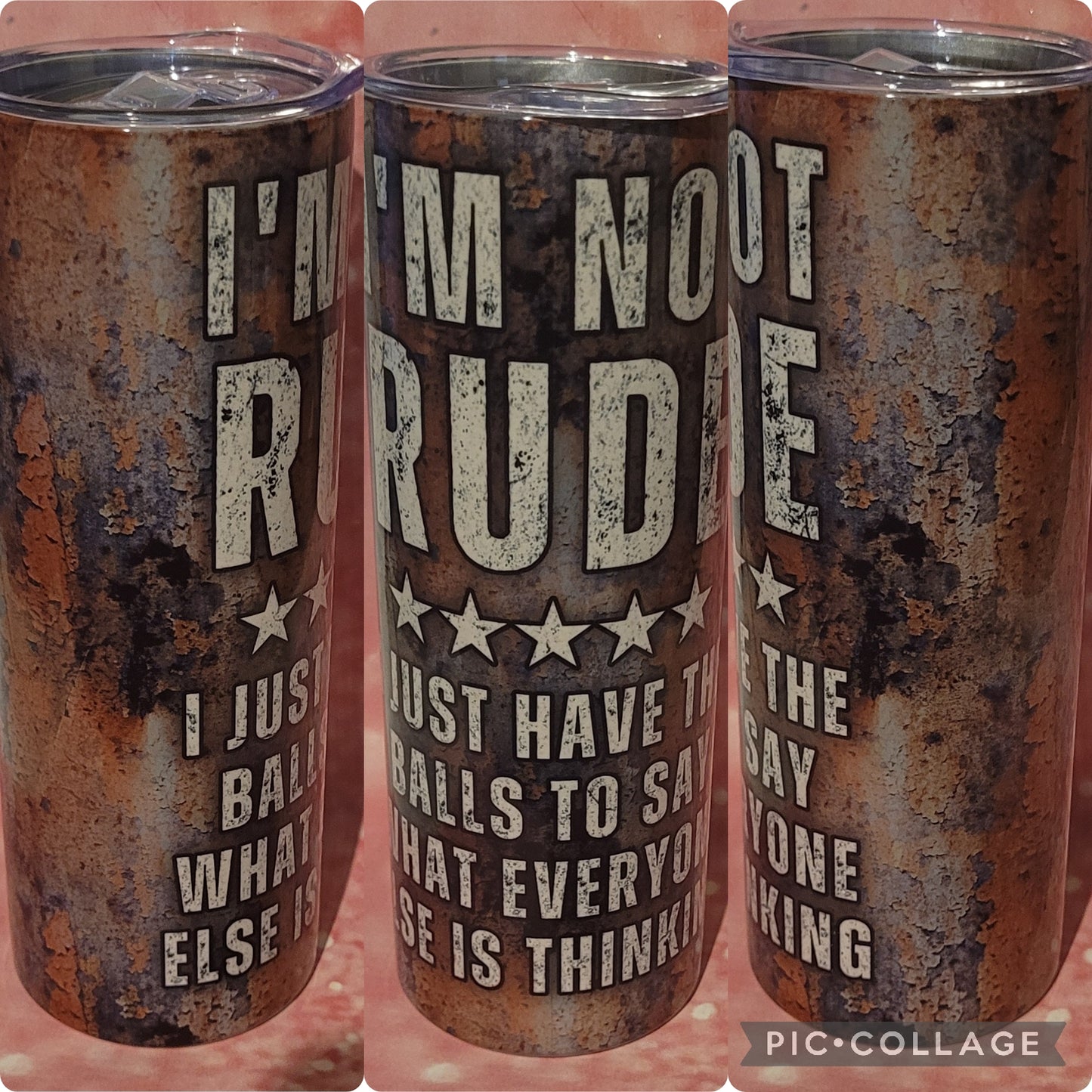 S38 I'm Not Rude 20oz Tumbler