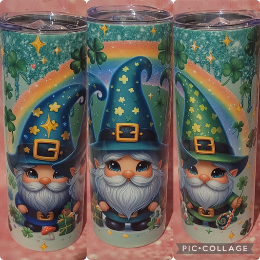 E44 St Patrick's Day Gnome 20oz Tumbler